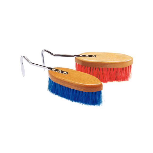 Escova para cascos com limpador de pés