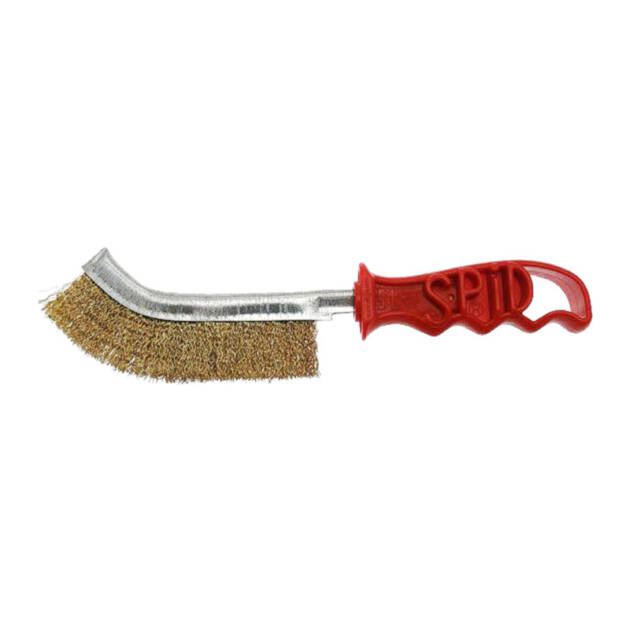 ESCOVA PARA CASCOS AÇO LATONADO