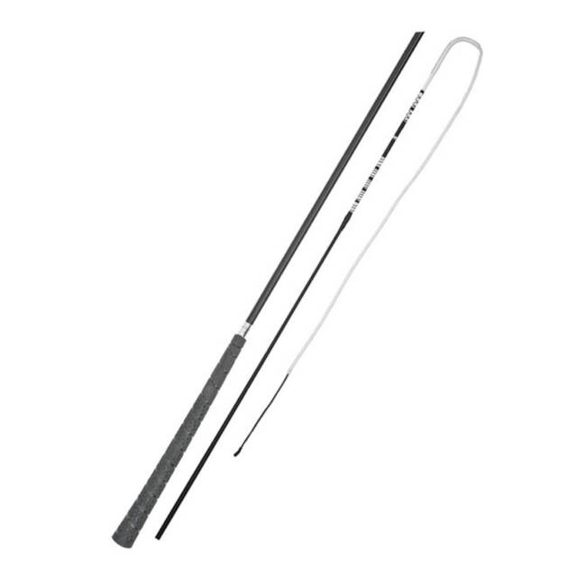 Chicote de carruagem ponta branca 240 cm