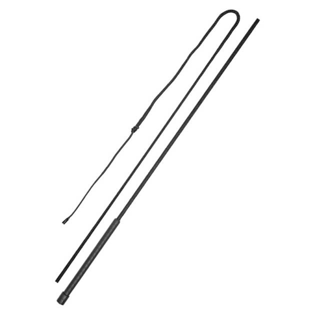Chicote de carruagem preto 160 cm