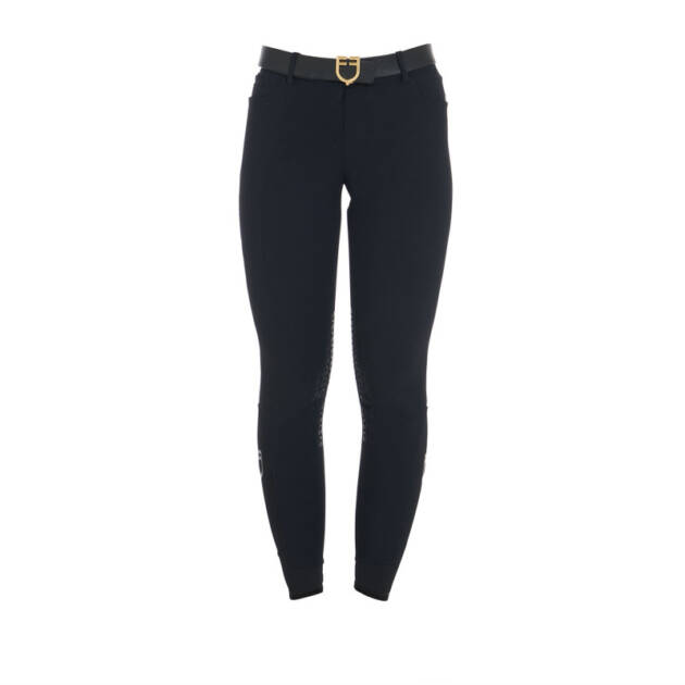 Calças femininas de verão slim fit em tecido técnico bi-elástico