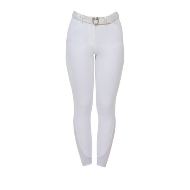 Calça slim fit feminina Equestro Ridertechnology costuras termo seladas