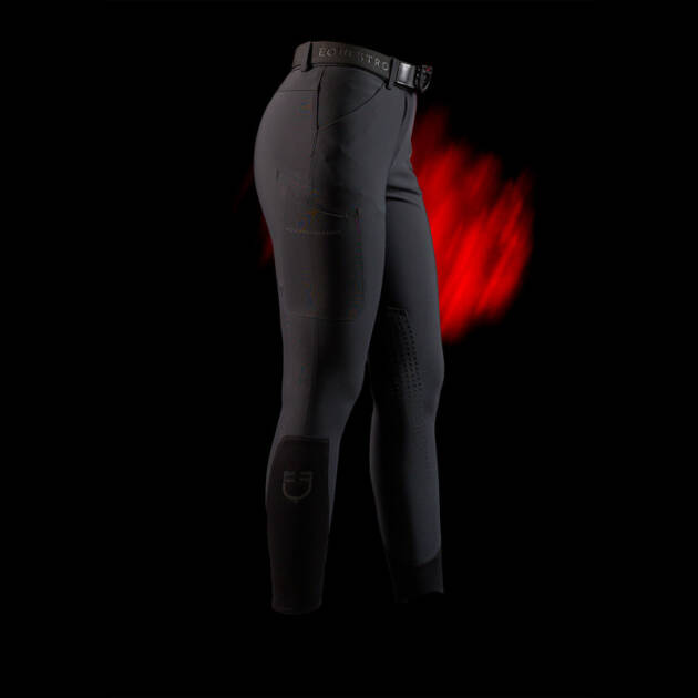 Calça slim fit feminina Equestro ridertechnology com costuras termo seladas