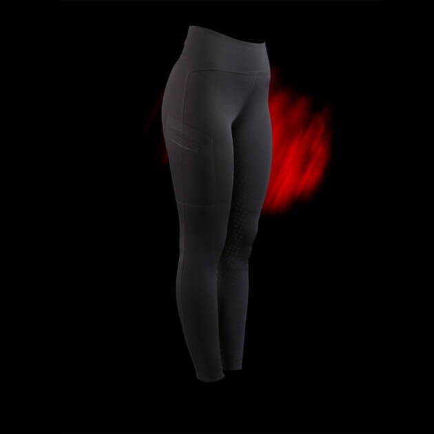 Leggings feminino Equestro Ridertechnology cintura alta full grip
