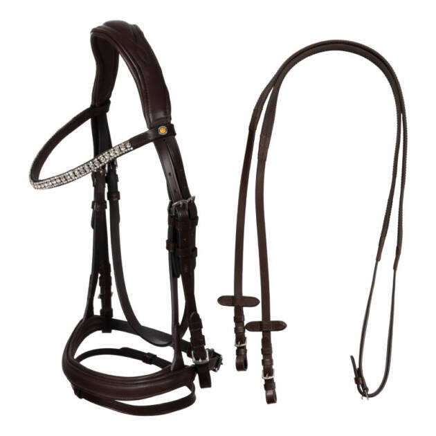Capa Softy em forma de cabeçada tipo snaffle