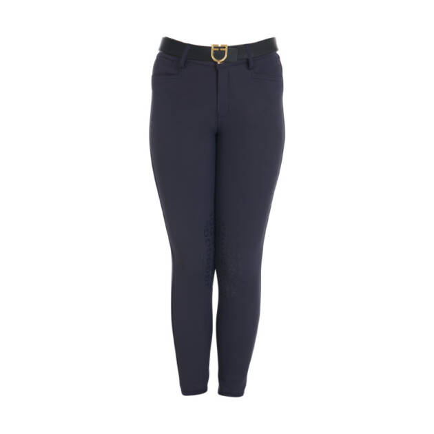 Calças unissexo infantis slim fit