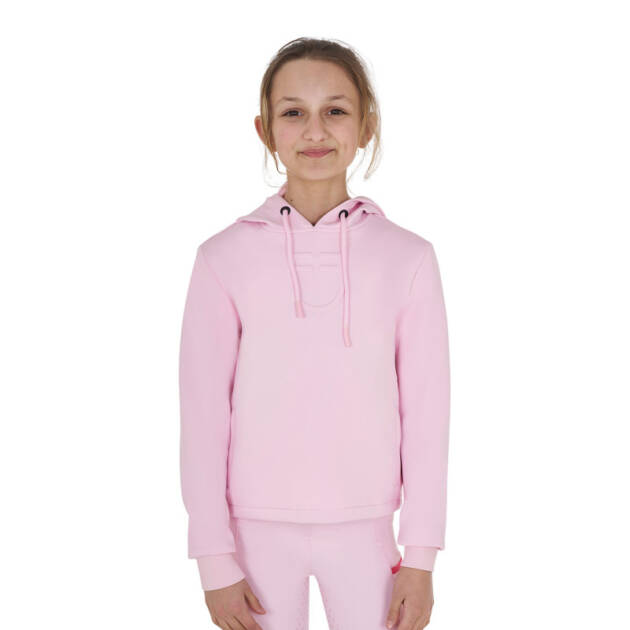 Moletom feminino cut out com capuz