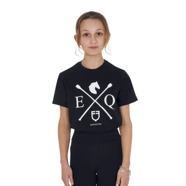 Camiseta infantil EQ de algodão