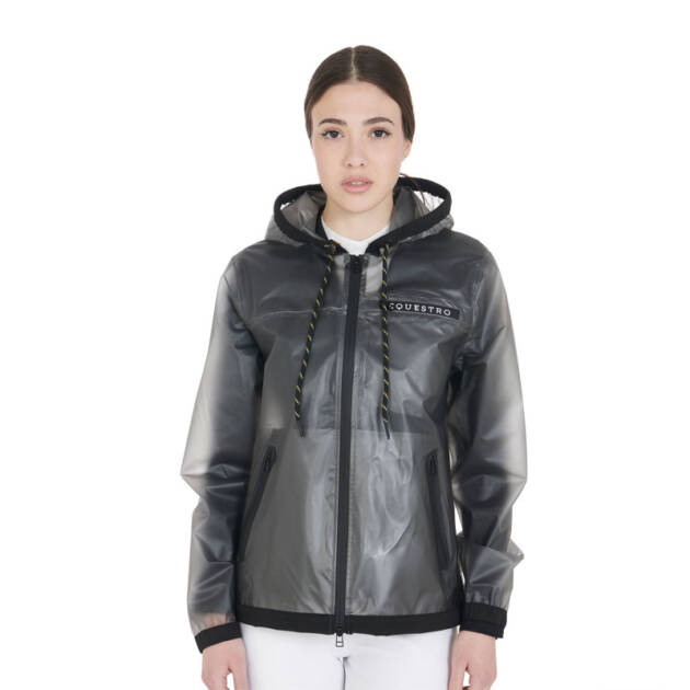 Impermeável feminino técnico transparente