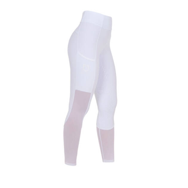 Leggings feminino full grip com inserções perfuradas