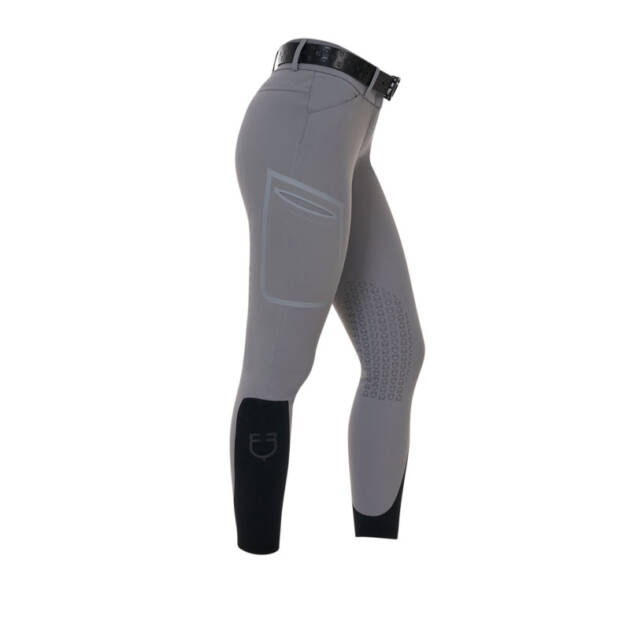 Breeches de cintura alta com grip no joelho RiderTechnology feminino