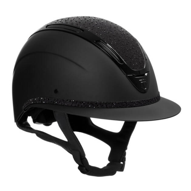 Capacete apocalipse feminino com diamantes e casco fosco