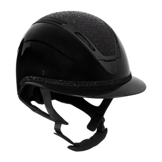 Capacete apocalipse feminino com diamantes e casco brilhante