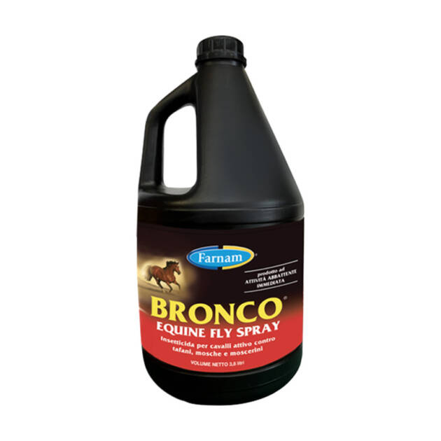 Spray repelente de moscas Bronco para equinos (3,8 L)