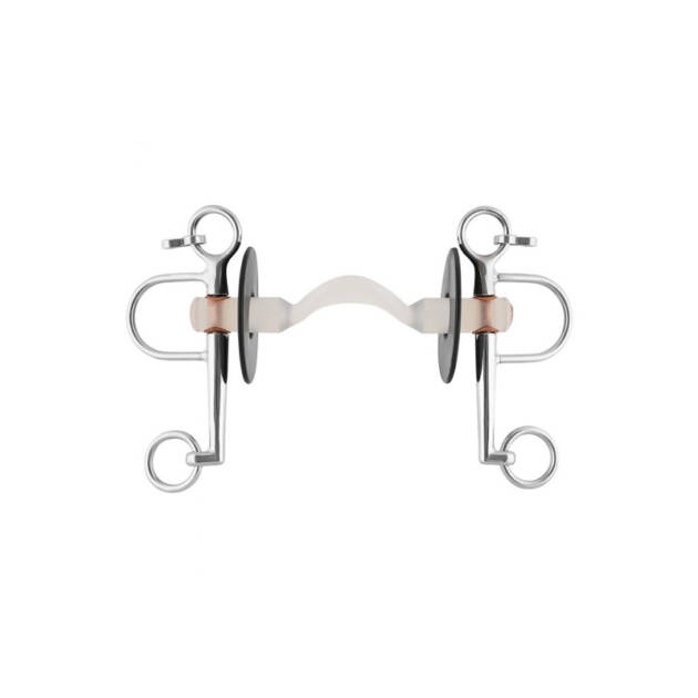 NATHE PELHAM 20MM C/MULLEN DURO C/PORTA E CARRILHAS CURTAS