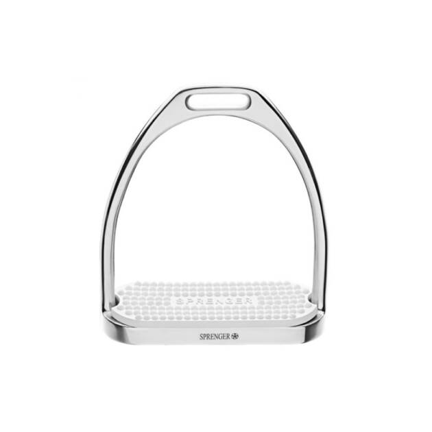 ESTRIBOS FILLIS - AÇO INOXIDÁVEL, TAMANHO 120 MM COM BORRACHA BRANCA