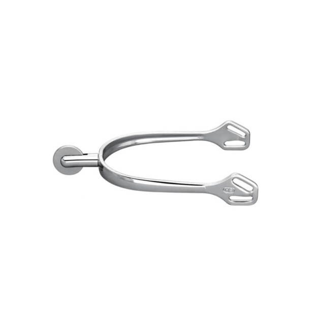 Esporas Ultra Fit com fecho Balkenhol - aço inoxidável, 30 mm arredondadas com roseta nº 5