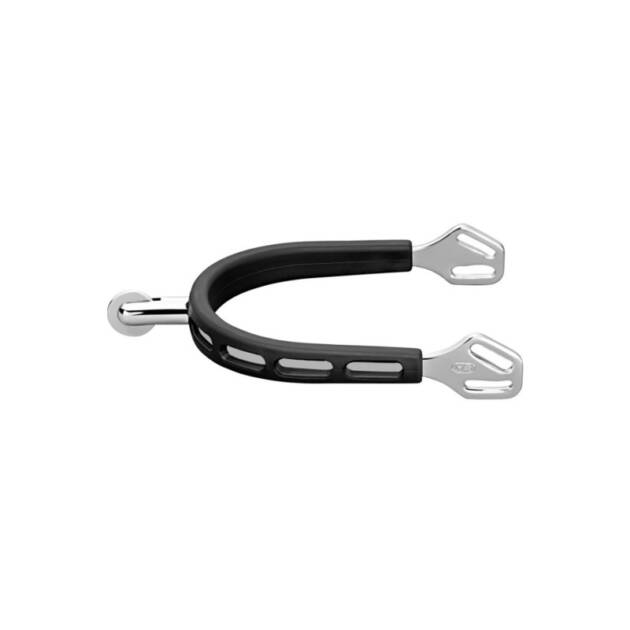 Esporas ULTRA fit EXTRA GRIP com fecho Balkenhol - Aço inoxidável, 30 mm arredondado
