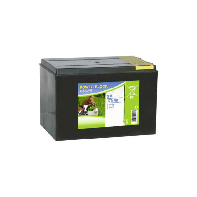 Bateria alcalina seca 9V 175Ah