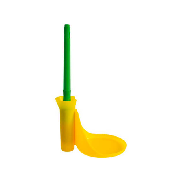 PINCELO + SUPORTE DE PINCELO DE POTE PARA GRAXA DE CASCOS