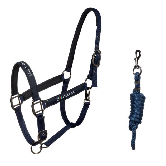 Caveira acolchoada de dupla regulagem Equestro X FISE