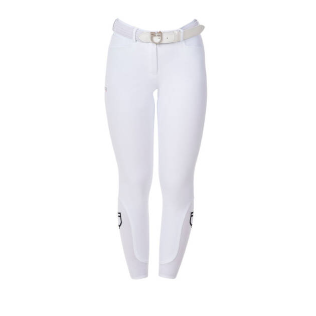 Calças femininas com grip no joelho Equestro X FISE
