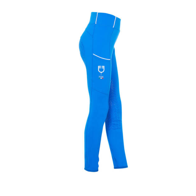 Leggings infantil slim fit full grip Equestro X FISE