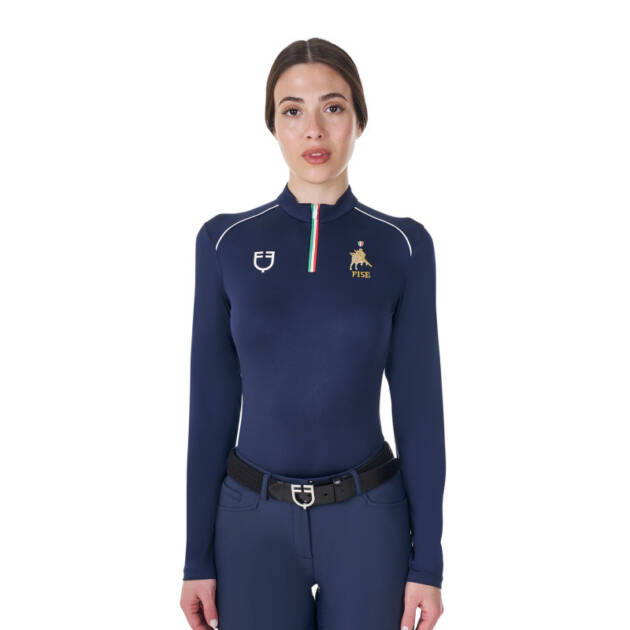 Camiseta feminina de treino Equestro X FISE