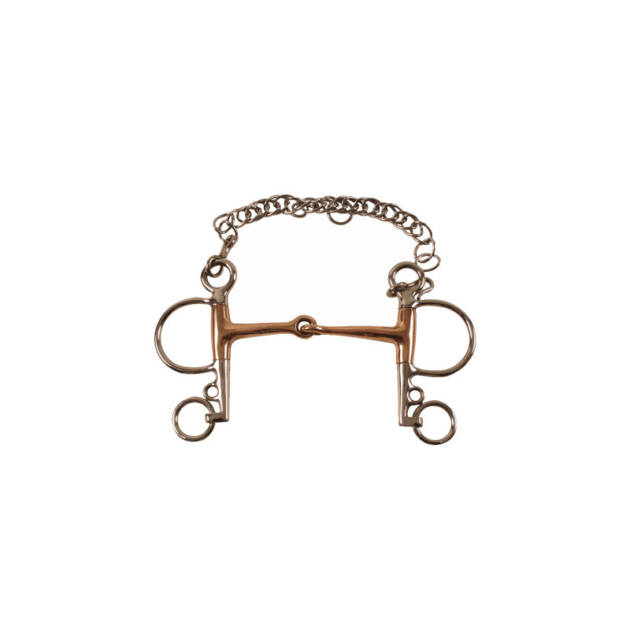 Pelham inteiro inox bocal cobre