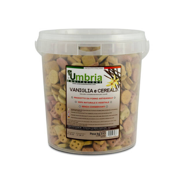 Biscoitos de baunilha e cereais (3 kg)