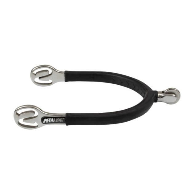 Esporas Metalab roldana lisa c/borracha Super Grip