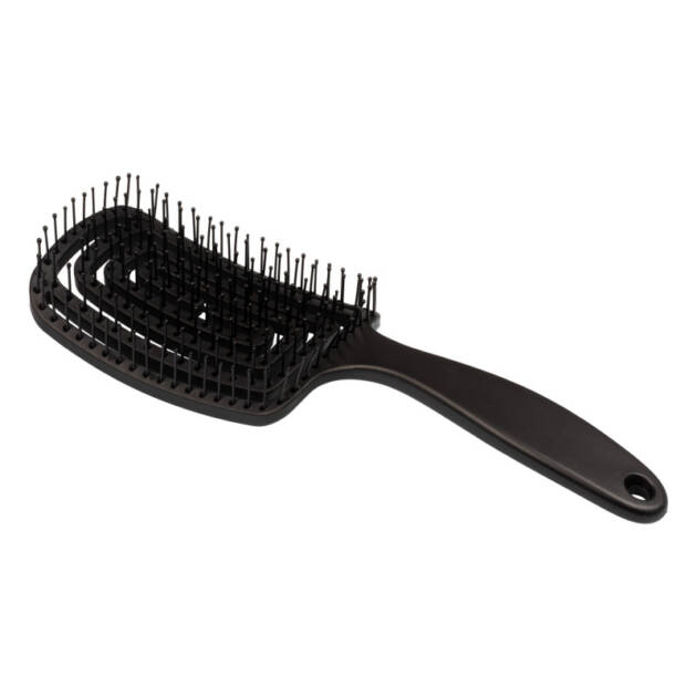 Escova flexível de plástico para cauda e crina