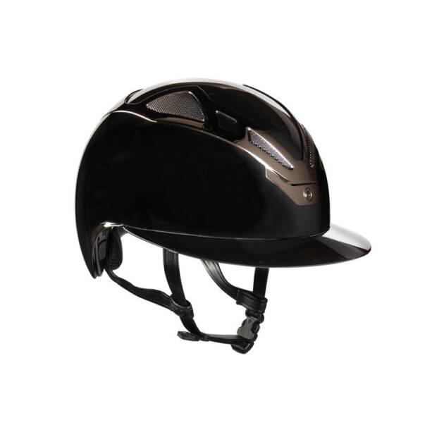 CAPACETE APEX CHROME LADY BLACK GLOSSY