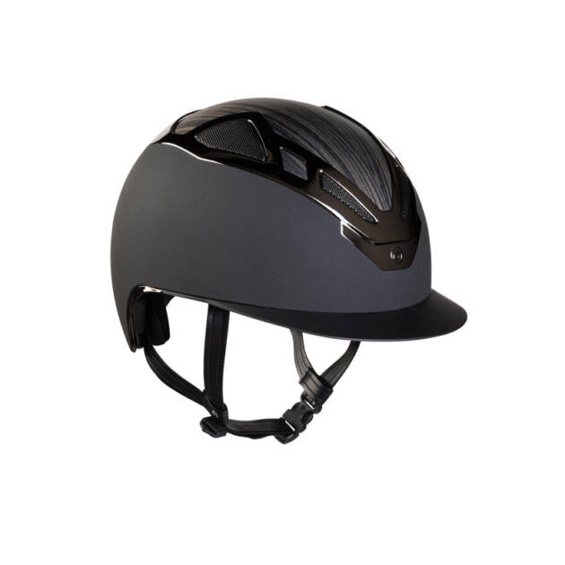 CAPACETE APEX WOOD ANTRACITE FOSCO