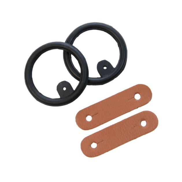 Conjunto elástico + cinta com presilhas de segurança