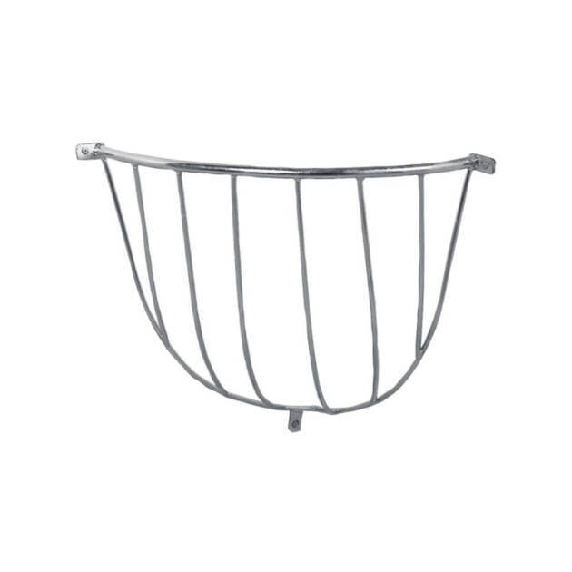 Porta-feno angular de ferro galvanizado para box