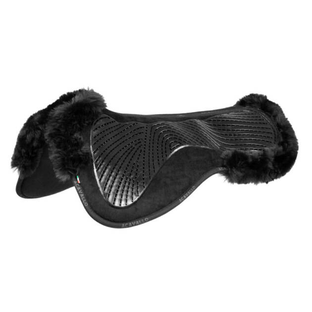 Compensador dressage MF-S JCCS-S CW-CS camurça carneiro cut-out grip gel flat