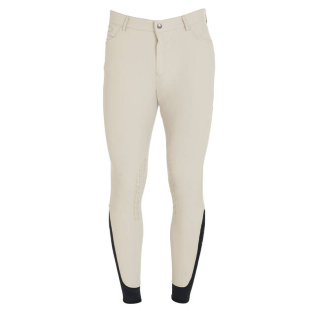 Calças masculinas de verão slim fit em tecido técnico bielástico