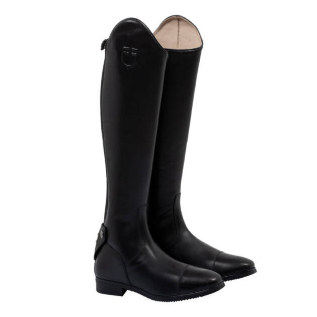Botas Neptune unissexo de couro com zíper traseiro