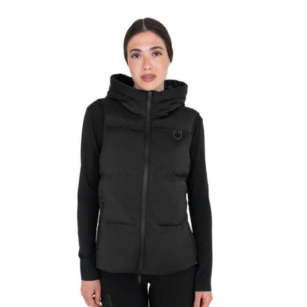 Colete técnico feminino com capuz Ridertechnology