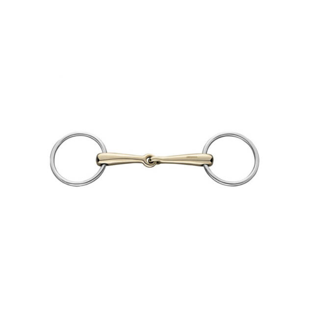 FREIO RG.SNAFFLE SENSOGAN 18MM SIMPLES J. W.70MM AÇO INOX. RG.