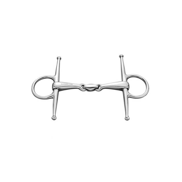 FREIO DE BOCHECHA COMPLETA INOX 14MM DUPLO ARTICULADO