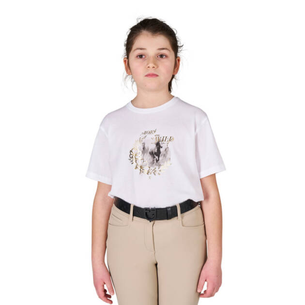 Camiseta infantil Born To Be Wild em algodão