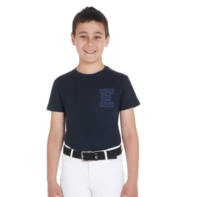 Camiseta de algodão Equestro monogram para menino