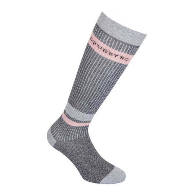 Meias femininas elásticas em Lurex