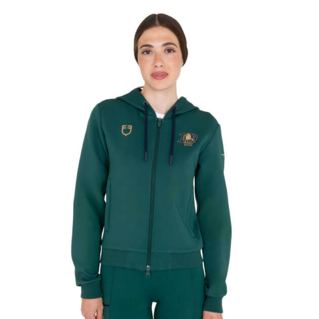 Sweatshirt feminina com capuz Equestro X FISE 100