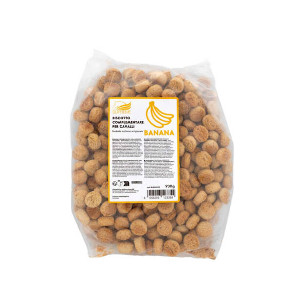 BISCOITO VEGETAL PARA CAVALOS SABOR BANANA (930 G)