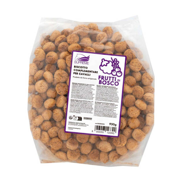 BISCOITO VEGETAL PARA CAVALOS SABOR FRUTOS SILVESTRES (930 G)