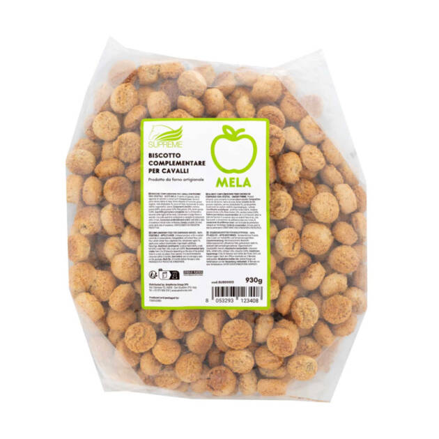 BISCOITO VEGETAL PARA CAVALOS SABOR MAÇÃ (930 GR)